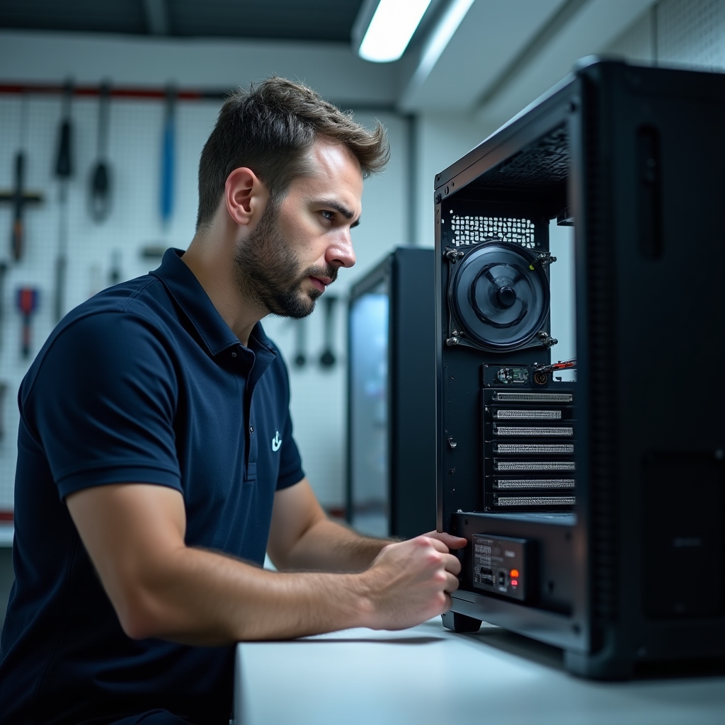 Számítógép javítás műhelyben